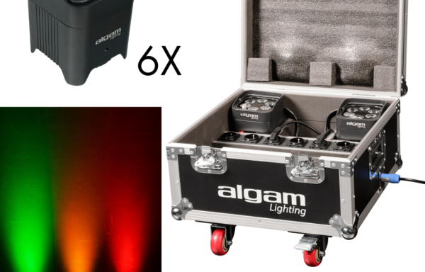 « PACK 6x » EVENTPAR412-HEX-IP Sur BATTERIE
