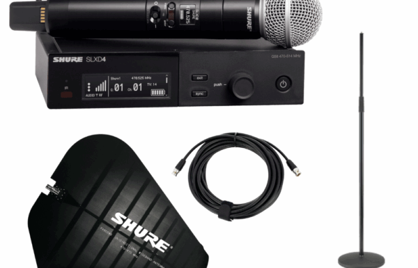 PACK HF slx sm58 longue portée (Antenne directive)